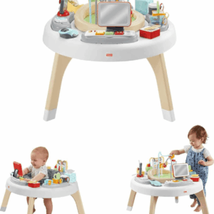 Baby to Toddler Learning Toy 2-In-1 like a Boss Activity Center and Play Table with Lights Music and Sounds