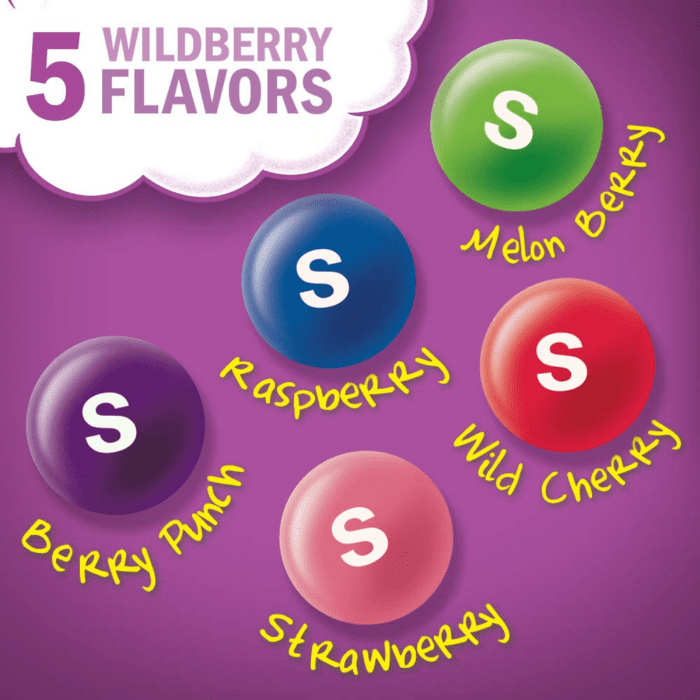 Wild Berry Chewy Colorful Rainbow Easter Egg Basket Candy Filler Sharing Size, 15.6 Oz Resealable Bulk Bag - Image 2