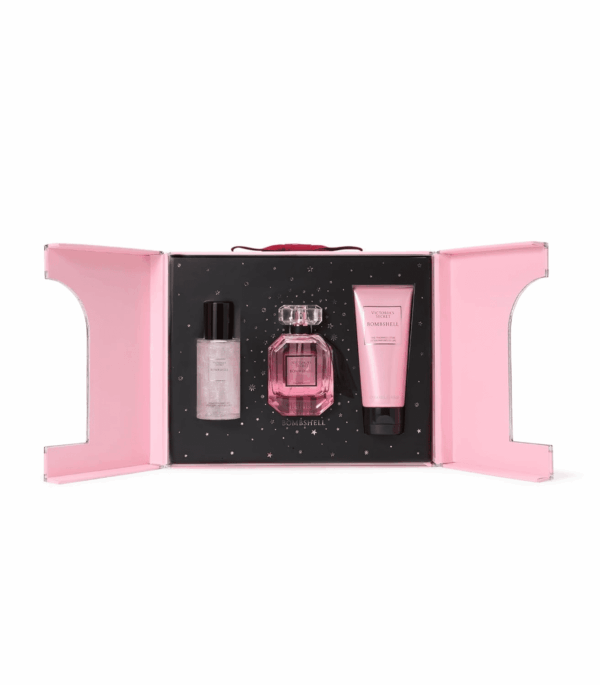 Bombshell 3 Piece Luxe Fragrance Gift Set: 1.7 Oz. Eau De Parfum, Travel Lotion & Shimmer Mist - Image 2