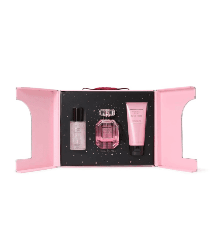 Bombshell 3 Piece Luxe Fragrance Gift Set: 1.7 Oz. Eau De Parfum, Travel Lotion & Shimmer Mist - Image 2