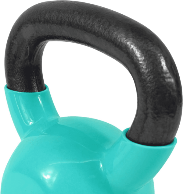 Kettlebell Set Vinyl Coated Weights Combo for Full Body Workout Equipment Push Up, Grip Strength Training, Dumbbell Weights Exercises - Image 2