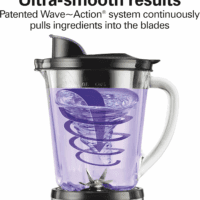 Wave Crusher Blender for Smoothies with 40 Oz Glass Jar and 14 Functions, Ice Sabre Blades & 700 Watts for Consistently Smooth Results, Black + Stainless Steel (54221) - Image 5