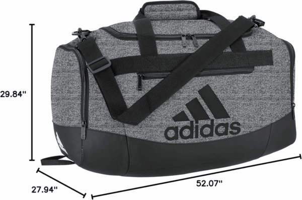 Unisex Defender 4.0 Gym Duffel Bag for Men and Women, Jersey Onix Grey/Black, Small (38L) - Image 11