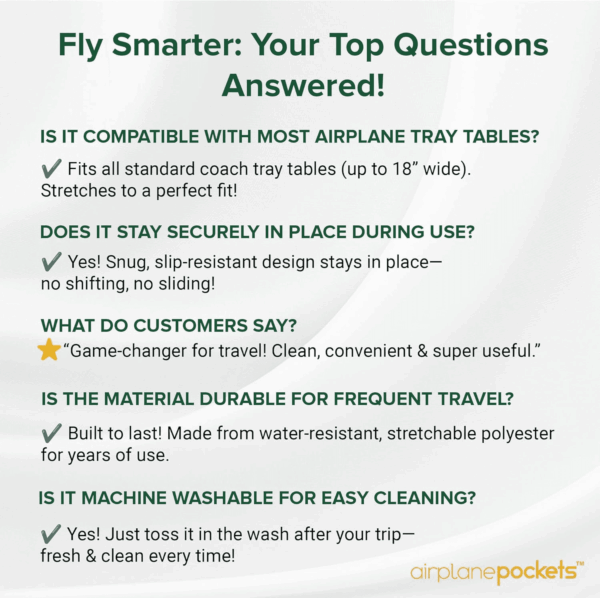 - Airplane Accessories - Plane Travel Essentials - Travel Organizer - Seat Storage Organizer - Air Travel Essentials - Seat Back Organizer - International Travel Must Haves - Image 4