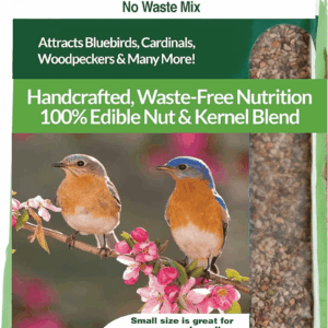 Fine Tunes Wild Bird Seed - No Waste Bird Food Mix - Attracts Bluebirds, Finches, Chickadees & More - 15 Lb. Bag
