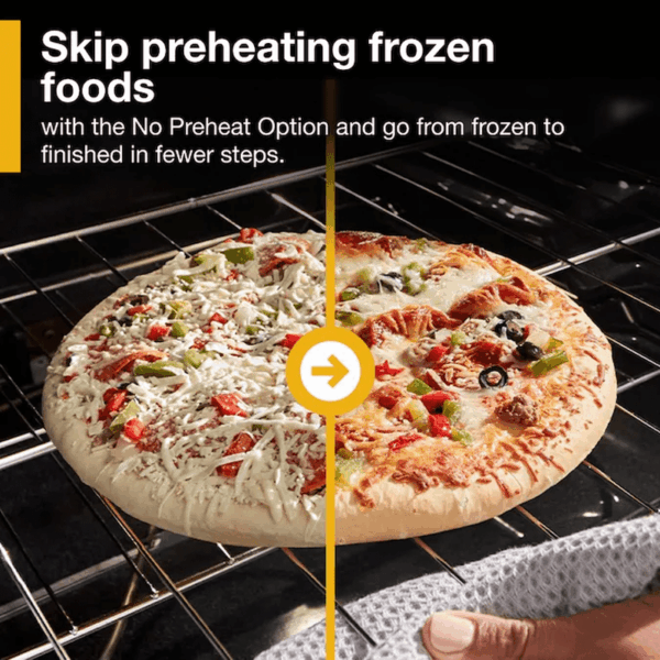 Flexible Cooktop 30-In Glass Top 4 Burners 5.3-Cu Ft Freestanding Electric Range ( Stainless Steel ) - Image 7