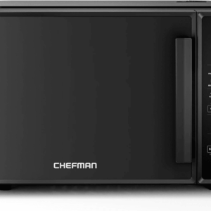 Countertop Microwave Oven 0.9 Cu. Ft., 900 Watts with 10 Power Levels, 6 Cooking Presets with One-Touch Express Cook, Eco Mode, Child Safety Lock, & Mute Button - Black