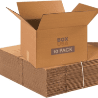 Moving Boxes Medium 18"L X 14"W X 12"H 10-Pack | Corrugated Cardboard Box for Shipping, Mailing, Packing, Packaging and Storage 18X14X12