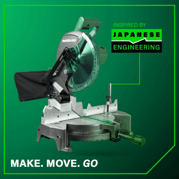 10-Inch Compound Miter Saw, 15-Amp Power Saw with Large 10-Inch Table, Precision Miter Angles, Single Bevel 0-45°, 24T TCT Blade, Positive Stops, Lightweight Design, C10FCGS - Image 12