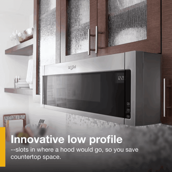 1.1-Cu Ft Low Profile 30-In Over-The-Range Microwave ( Stainless Steel ) - Image 5
