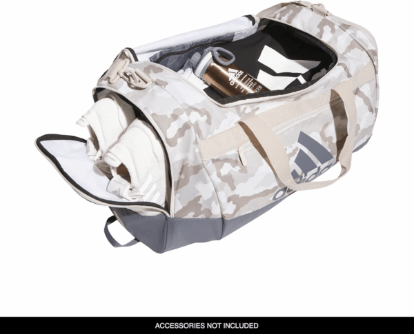 Unisex Defender 4.0 Gym Duffel Bag for Men and Women, Camouflage Wonder Beige/Onix Grey, Medium (66L) - Image 2