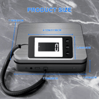 Shipping Scale with Ac Adapter 110Lbs/0.1Ozhighly Accurate Postal Scale with Hold/Tare/Split Displaylcd Display/Abs Waterproof Surface, Digital Postage Scale for Packages/Luggage/Pet - Image 6