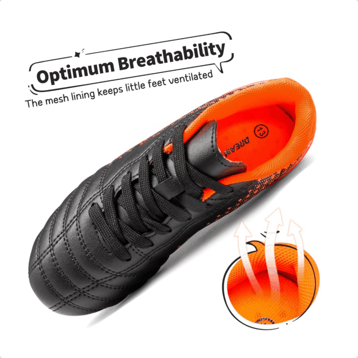 Boys Girls Outdoor Sport Football Shoes Soccer Cleats for Little/Big Kid - Image 3