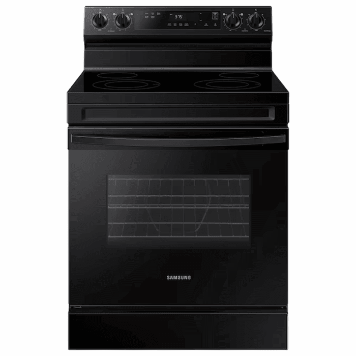 30-In Glass Top 4 Burners 6.3-Cu Ft Freestanding Electric Range ( Stainless Steel ) - Image 11