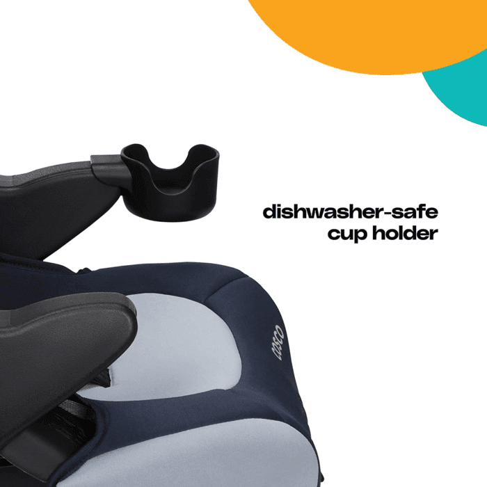 Kids Finale DX 2-In-1 Booster Car Seat, Forward Facing Toddler Car Seat (30-65 Lbs) and Belt Positioning High Back Booster Seat (40-100 Lbs), Rainbow - Image 3