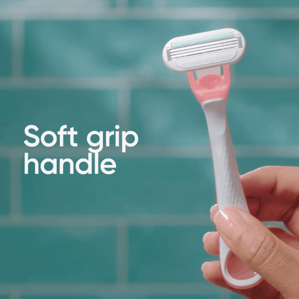 Sensitive Women'S Disposable Razors - Single Package of 3 Razors - Image 8