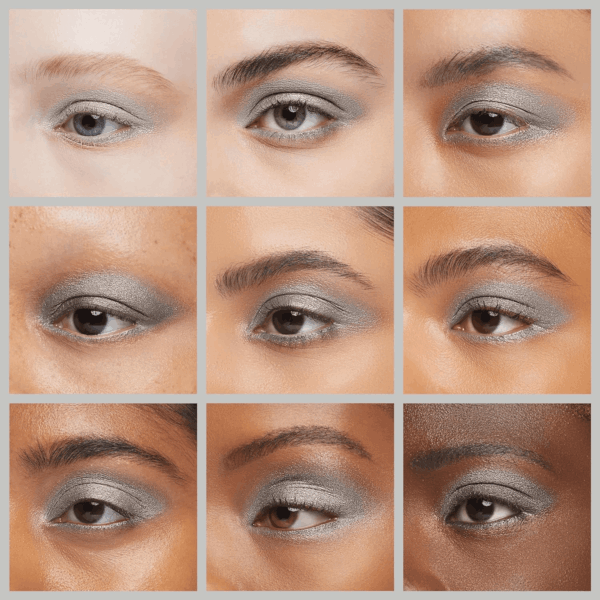 Jumbo Eye Pencil, Blendable Eyeshadow Stick & Eyeliner Pencil - Cottage Cheese (Silver) - Image 4