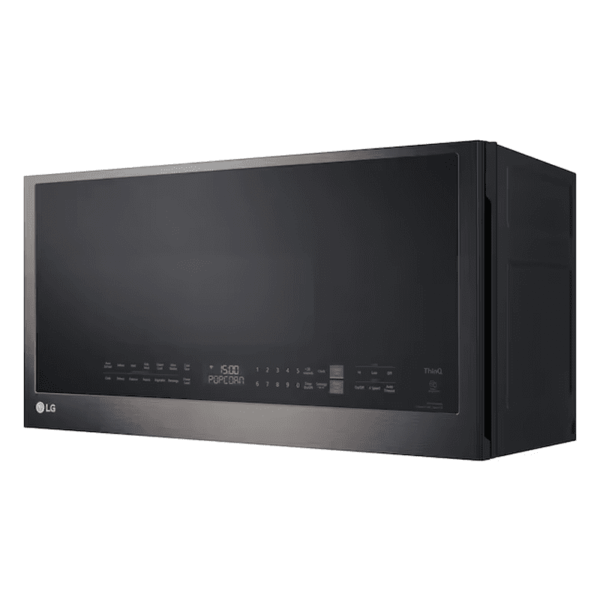 2.0-Cu Ft 29.88-In Over-The-Range Microwave with Sensor Cooking ( Printproof Black Stainless Steel ) - Image 3