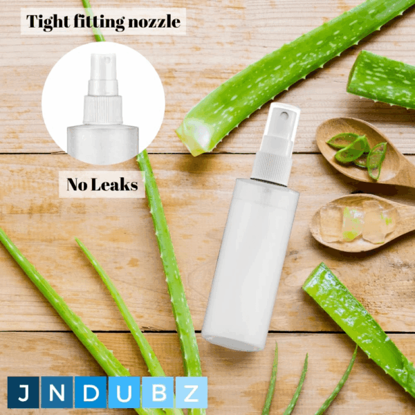 【Made in Usa】Plastic Spray Bottle Fine Mist 4 Oz (120Ml) – Refillable, Reusable, Portable Sprayer, Travel Size, Leak Proof for Household Use, Essential Oil, Cleaning Solution and Perfume (4 Pack) - Image 4