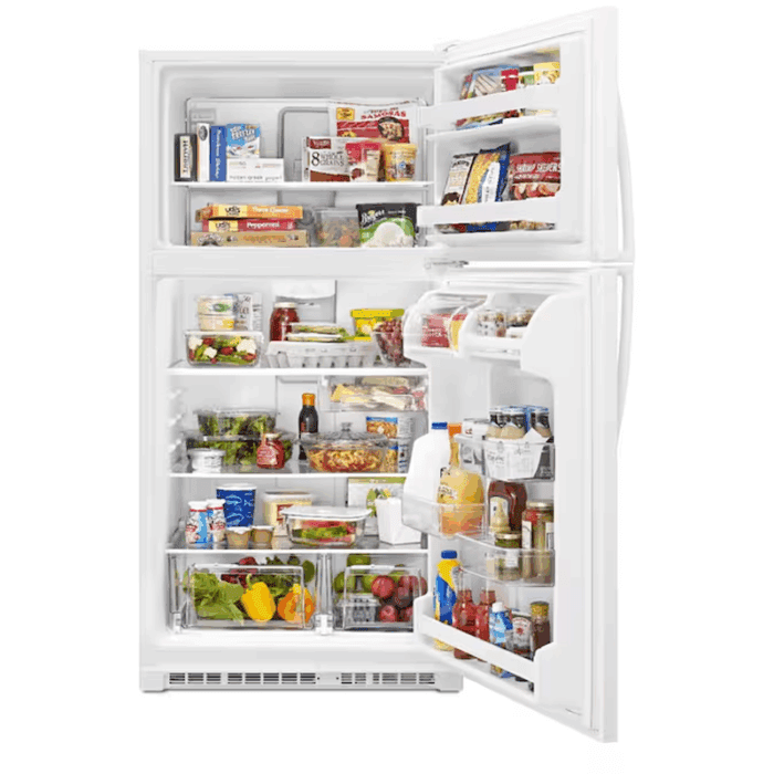 20.5-Cu Ft Top-Freezer Refrigerator ( White ) - Image 2