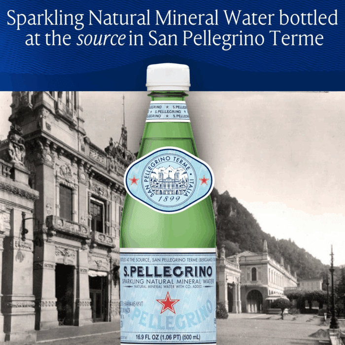 S.Pellegrino Sparkling Natural Mineral Water, Plastic Bottles, 16.9 Fl Oz (Pack of 12) - Image 4