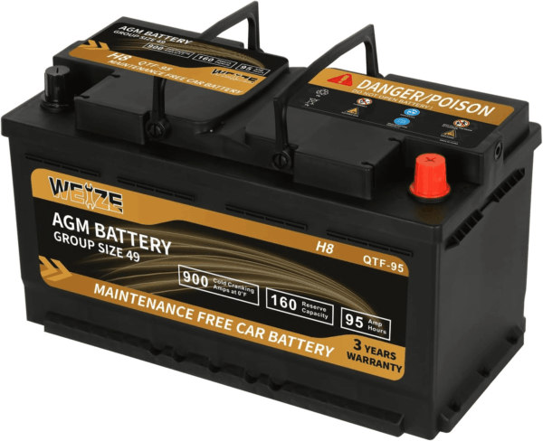 Platinum AGM Battery BCI Group 49-12V 95Ah H8 Size 49 Automotive Battery, 160RC, 900CCA, 36 Months Warranty - Image 5