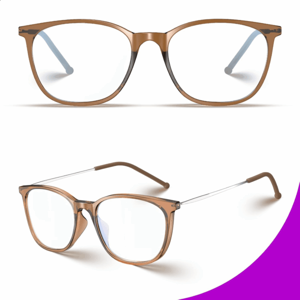 anti Slip TR90 Blue Light Blocking Glasses Size M Eyewear Frame with anti Glare Eye Protection for Women Gael - Image 3