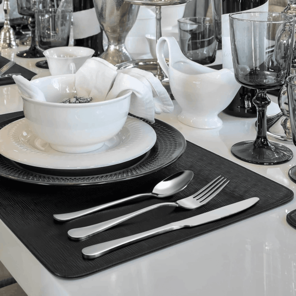 24-Piece Forks and Spoons Silverware Set, Food Grade Stainless Steel Flatware Cutlery Set for Home, Kitchen and Restaurant, Mirror Polished, Dishwasher Safe - Image 7