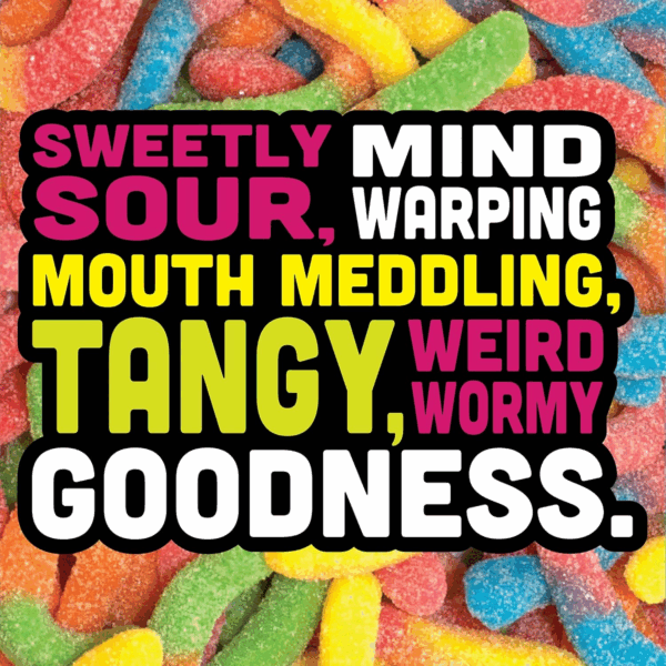 Sour Brite Crawlers Candy, Original Flavored Sour Gummy Worms, 7.2 Ounce - Image 3