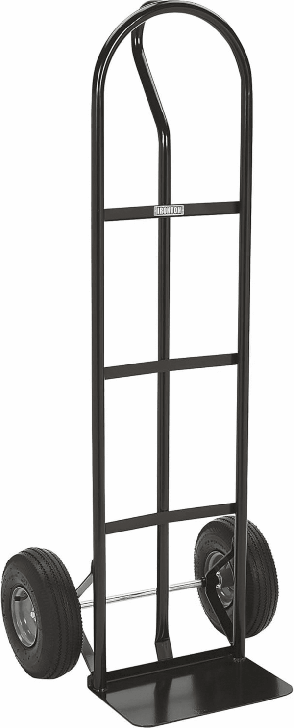 Steel Pneumatic Hand Truck Dolly - 600-Lb. Capacity, 10In. Tires, Powder-Coat Finish