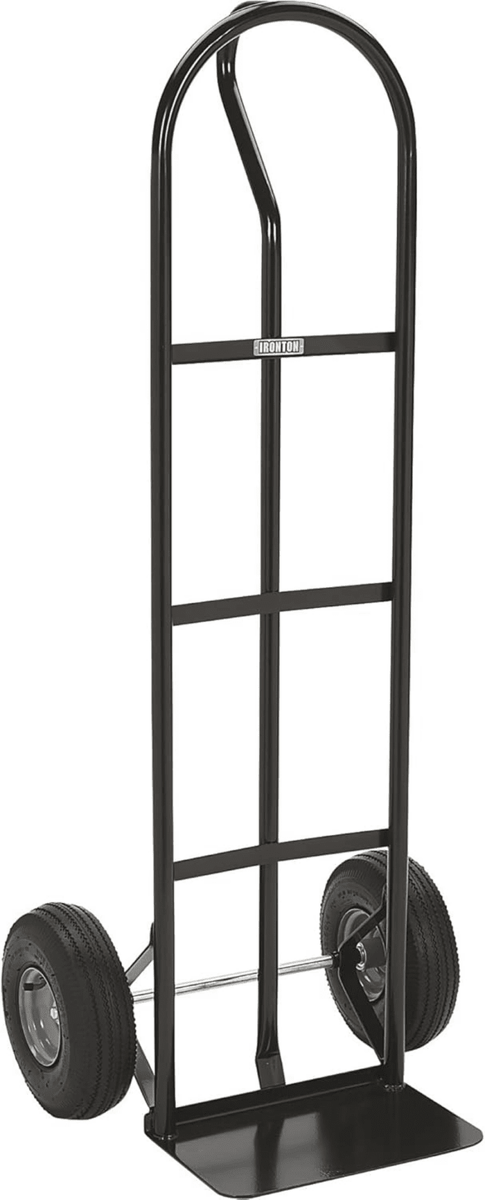Steel Pneumatic Hand Truck Dolly - 600-Lb. Capacity, 10In. Tires, Powder-Coat Finish