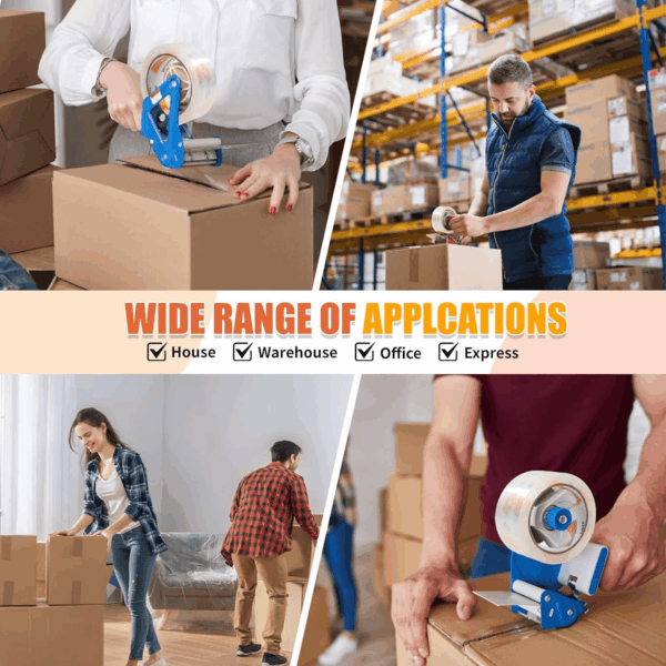 Packing Tape, 12 Rolls Shipping Tape, Heavy Duty Packaging Tape 1.88" X 65 Yards, 780 Total Yards, Clear Packing Tape Refills for Shipping Packaging Mailing, Strong Seal on All Box Types - Image 7
