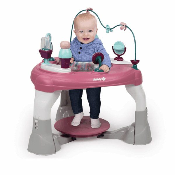 Grow and Go 4-In-1 Stationary Activity Center, Oslo Pink - Image 3