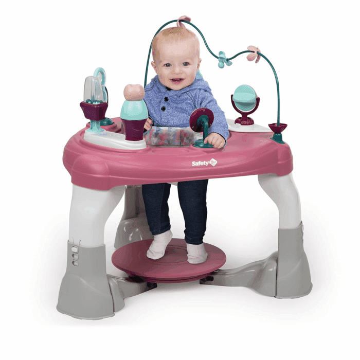 Grow and Go 4-In-1 Stationary Activity Center, Oslo Pink - Image 3