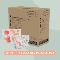 Clean Conscious Diapers for Sensitive Skin | Hypoallergenic, Fragrance Free | Girl Prints | Super Club Box, Size 4 (22-37 Lbs), 104 Count - Image 2
