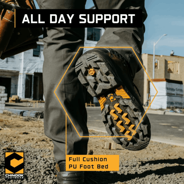 Pallet Jack Composite Toe 6" Industrial & Construction Waterproof Work Boots - Image 2