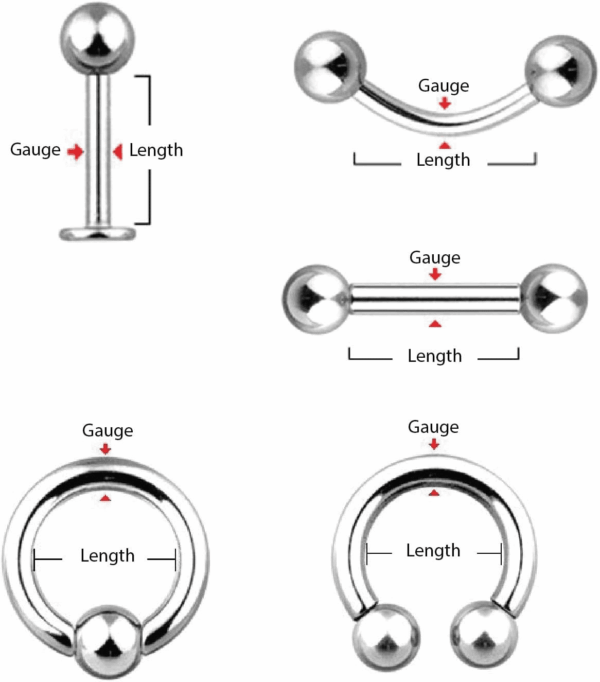 120PC Body Piercing Jewelry - Ear Tragus Cartilage Daith Nose Septum Lip Belly Button - 14G 16G 18G RANDOM Mix - Horseshoe Ring Industrial Barbell Stud - Surgical Steel Acrylic - Image 7