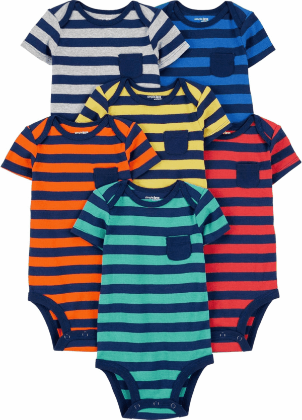 Baby-Boys 6-Pack Short-Sleeve Bodysuit - Image 2