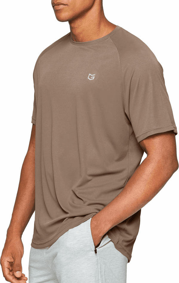 Men'S Dry Fit Short Sleeve T-Shirt Crewneck Lightweight Tee Shirts for Men Workout Athletic Casual - Image 3