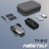 Drones with Camera for Adults 4K - B12 GPS Drone, under 250G, Brushless Motor, Auto Return, Follow Me, Point of Interest, 50 Mins Long Flight, Lightweight and Foldable Drone for Beginner - Image 8