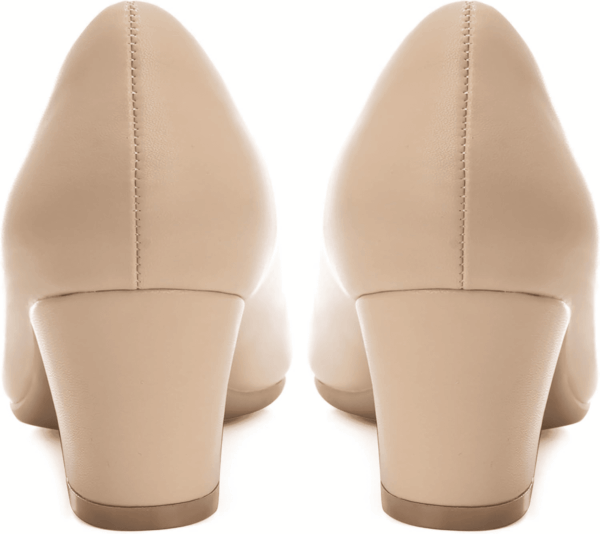2 Inch Low Block Heel Pumps for Women round Closed Toe Chunky Heels Comfortable Dress Shoes Office Work Formal - Image 6