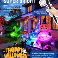 Solar Spot Lights Outdoor, 9 Lighting Modes RGB, Solar Lights Outdoor Waterproof IP65, 63 LED Landscape Spotlights for Holiday Decorations - Image 4