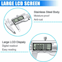Digital Caliper Measuring Tool, Stainless Steel Vernier Caliper Digital Micrometer with Large LCD Screen, Easy Switch from Inch Metric Fraction, 6 Inch Caliper Tool for Diy/Household - Image 6