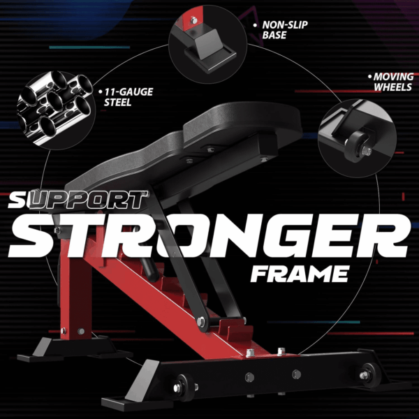 Smith Machine, 2200Lbs Squat Rack with Lat-Pull down System & Cable Crossover Machine, Training Equipment with Leg Hold-Down Attachment, Garage & Home Gym Package - Image 6