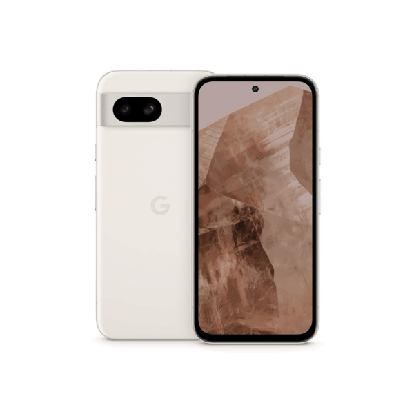 Pixel 8A - Unlocked Android Phone with  AI, Advanced Pixel Camera and 24-Hour Battery - Porcelain - 128 GB