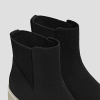 Everly Women'S Water-Repellent Chunky Wedge Boots Silp on Round-Toe Booties 6Cm/2.36" Heel Height Booties Anti-Slip Outsole Platform Chunky Wedge Boots Lady Dress Jeans Winter Fall Boots - Image 5