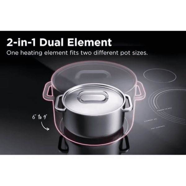 30-In 5 Burners 5.1-Cu Ft Air Fry Convection Oven Freestanding Natural Gas Range ( Stainless Steel ) - Image 8