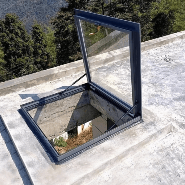 Hand Skylight, Clear Roof Window for Shed, Rooftent, Basement, Garage, Sun Room and Outdoor Attic Entry, Underground Well Lighting Door, Custom Size,Lxw 26X16In/65X40Cm - Image 2