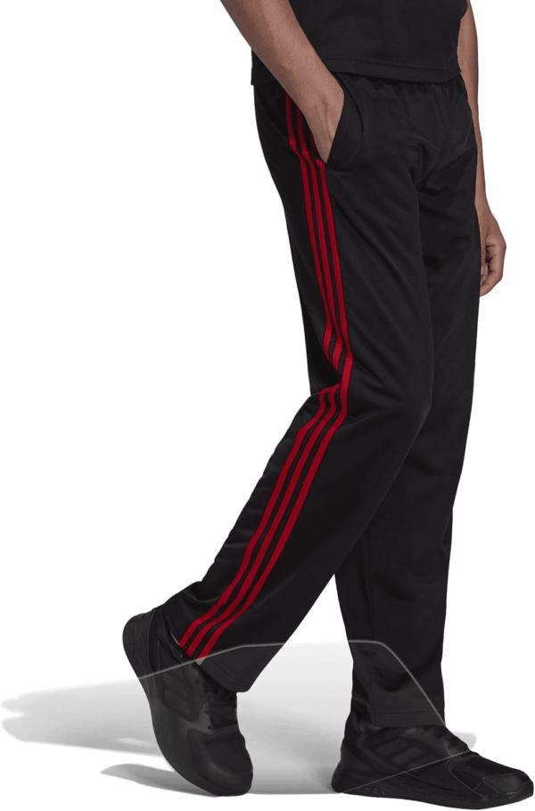 Men'S Essentials Warm-Up Open Hem 3-Stripes Tracksuit Pants - Image 3