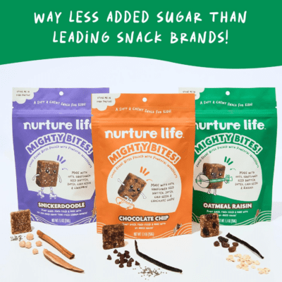 Mighty Bites, Snickerdoodle, 1 Pack, Healthy Snacks for Kids & Toddlers Made with Oats, Chia Seeds, Dates, Chocolate Chips, Sunflower Seed Butter Plant Based, High Fiber, Low Sugar Snack - Image 7